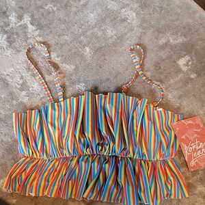 Kortni Jeane oversized ruffle top